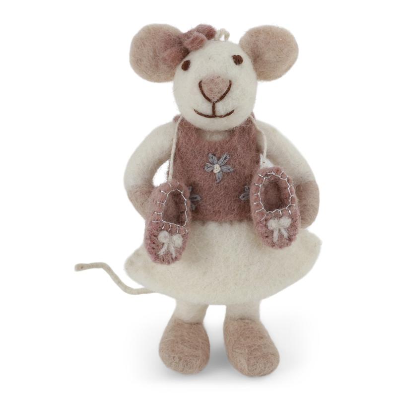 Ballarina Maus mit Ballarina Schuhen