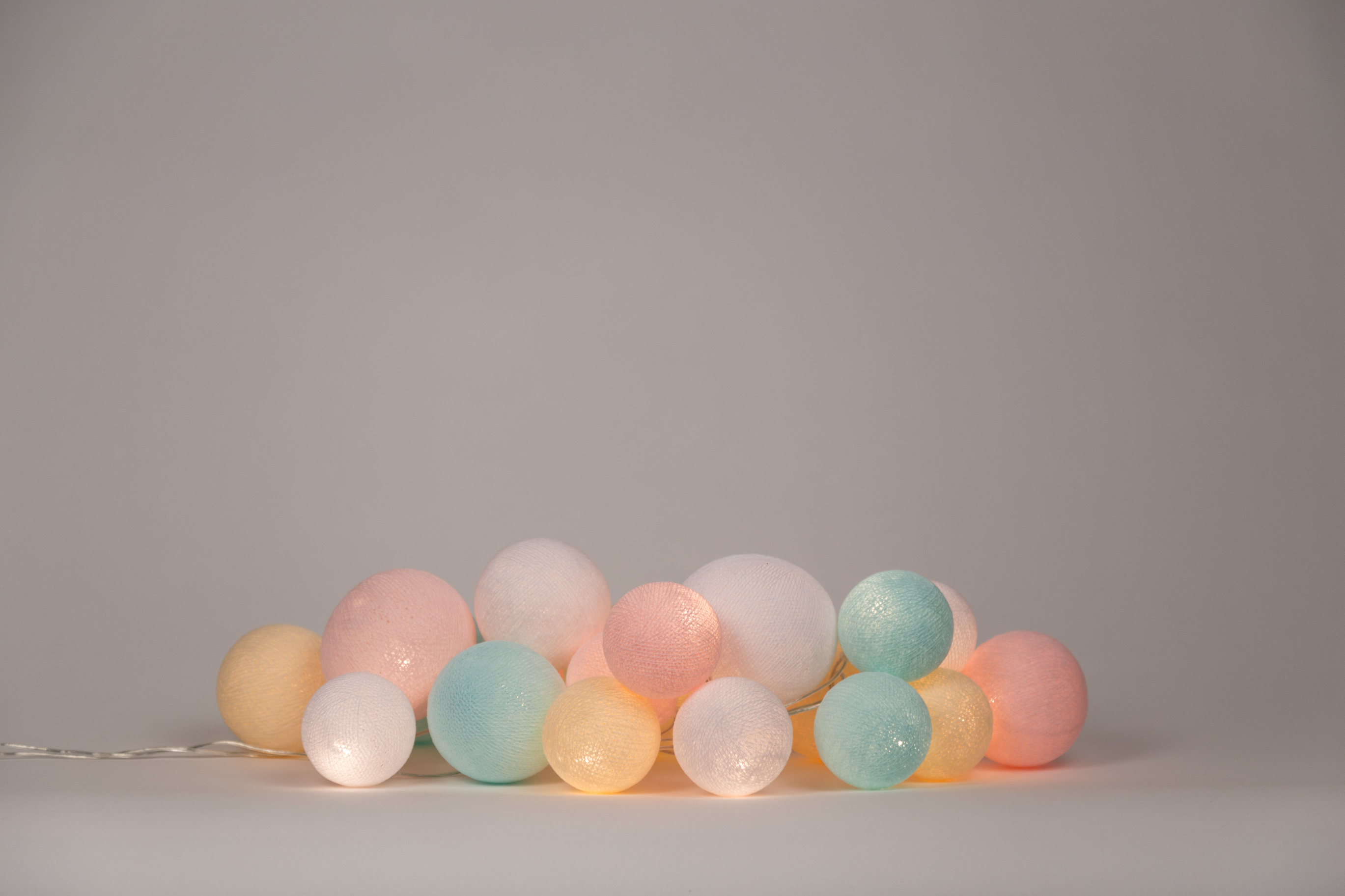 Lichterkette „Premium Pastell“ 20 Balls   