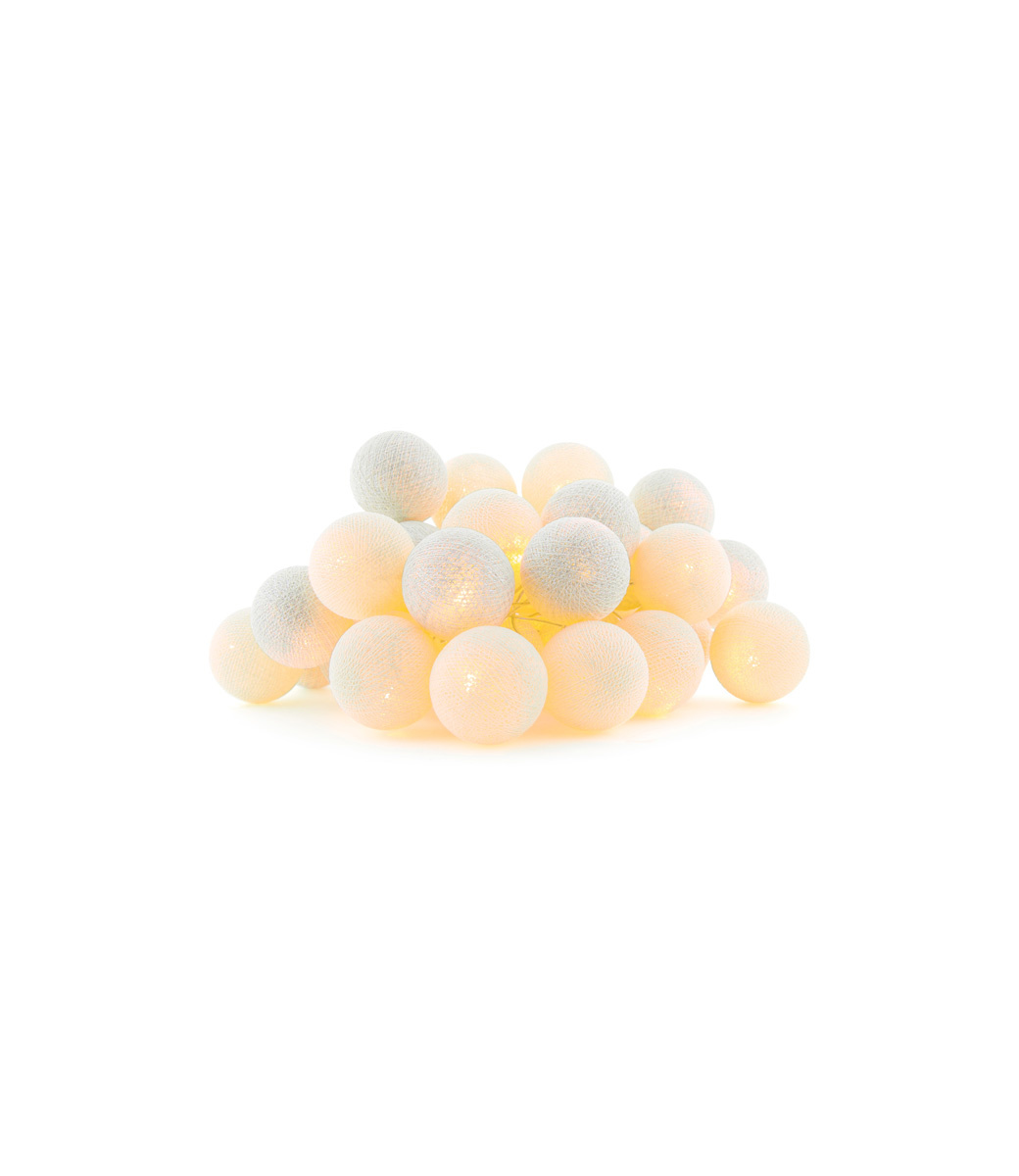 Lichterkette „Silver/Shell“ 20 Balls 
