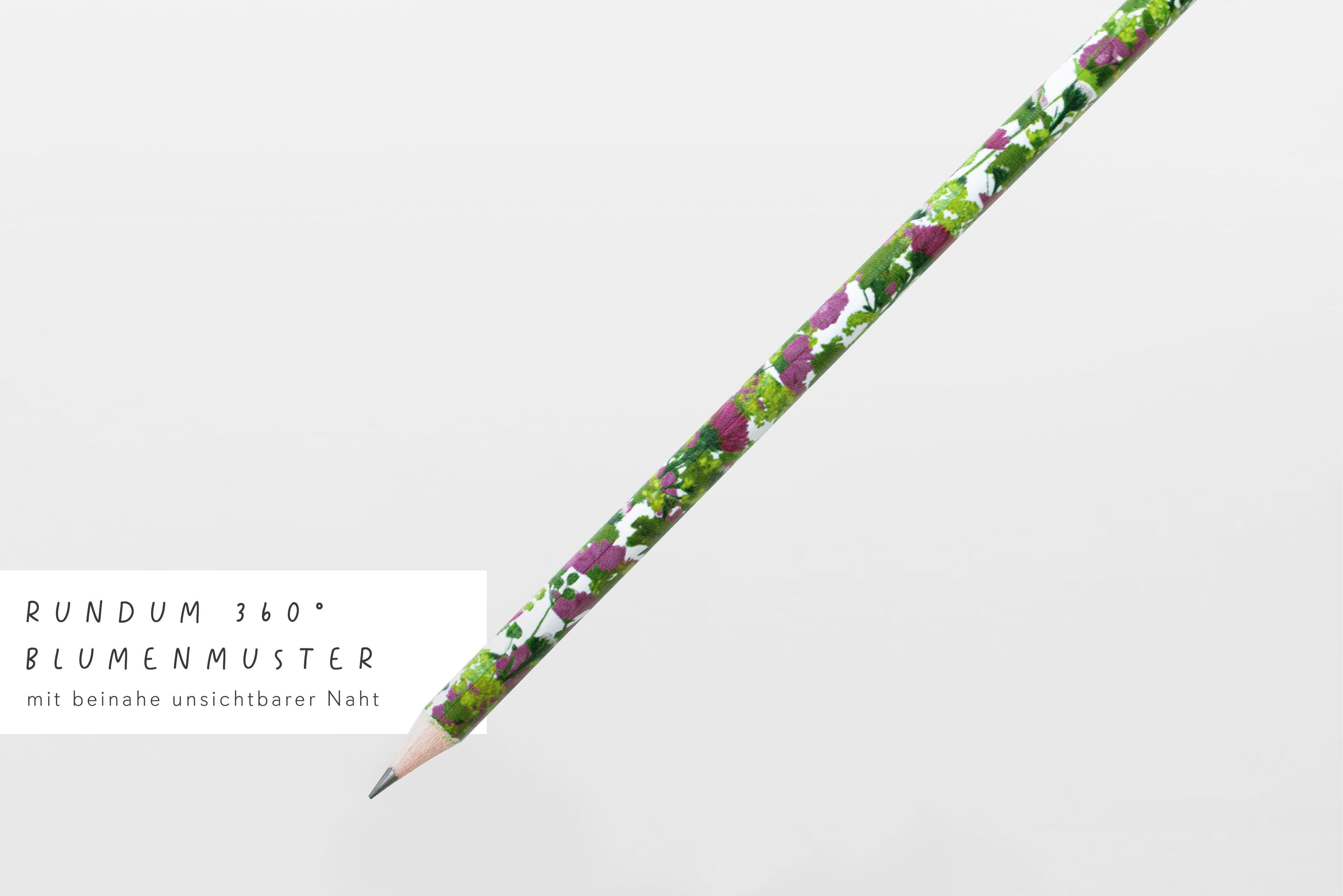 Bleistift Blumenmuster Sommerblumen