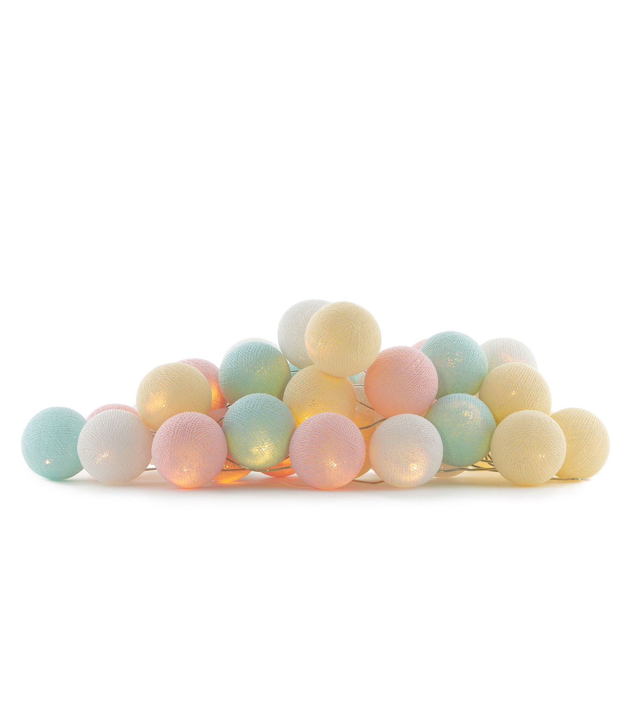 Lichterkette „Pastell“ 35 Balls 