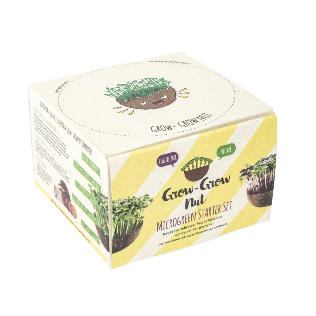 Grow-Grow Nut Microgreen Starter Set 