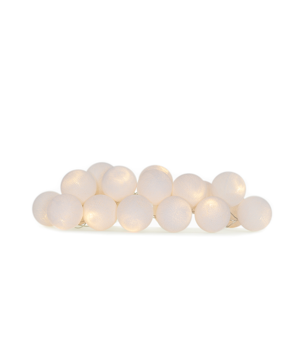 Lichterkette „White“ 20 Balls
