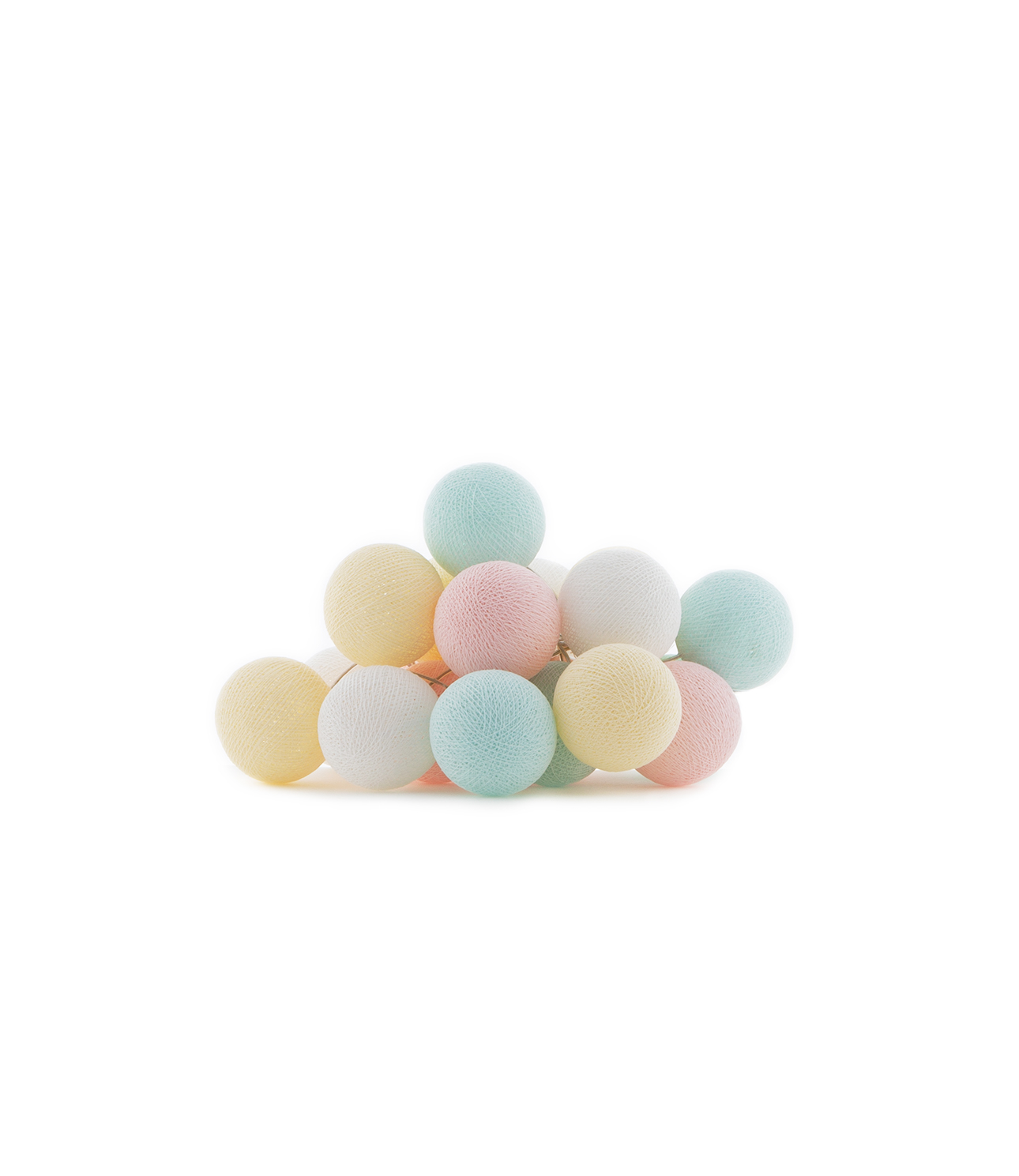 Lichterkette „Pastell“ 20 Balls