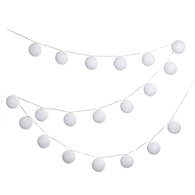 Lichterkette Outdoor Erweiterungsset „Blanco“ 20 Balls  