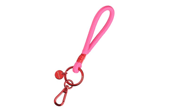 Metropolitan Neo Schlüsselanhänger, pink/rot, mit Karabiner 