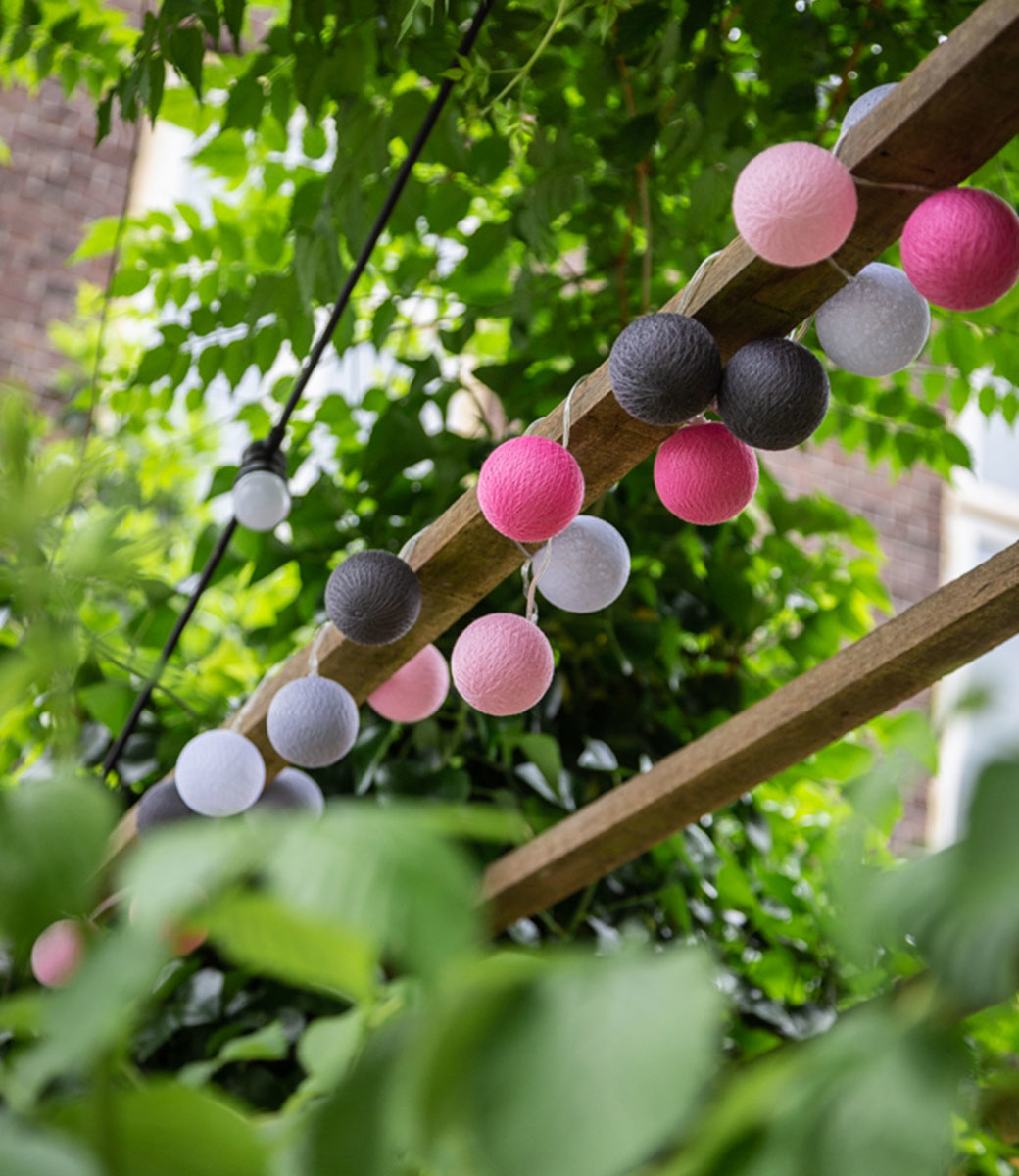 New Lichterkette Outdoor Starter Set „Roza“ 20 Balls    