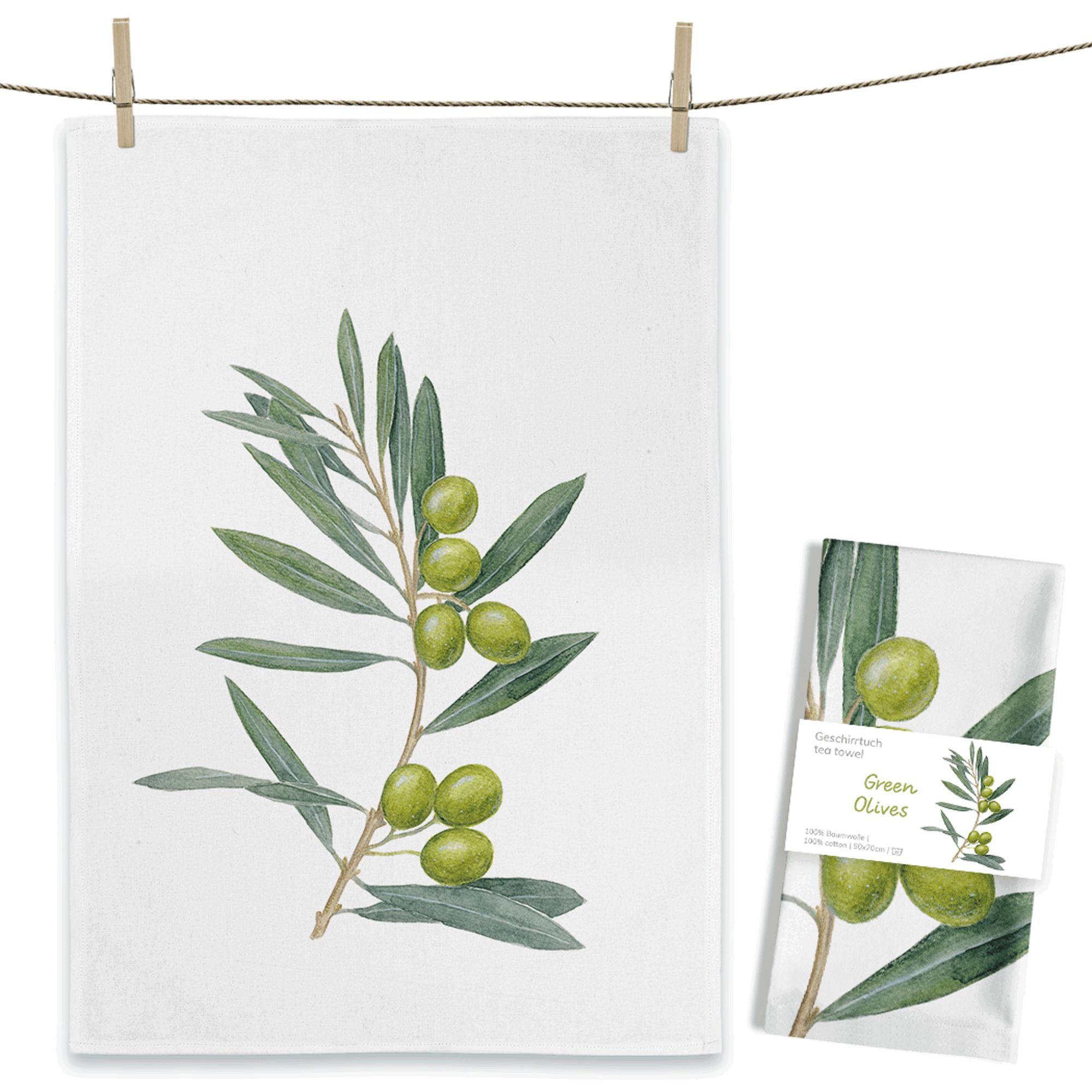 Geschirrtuch Green Olives