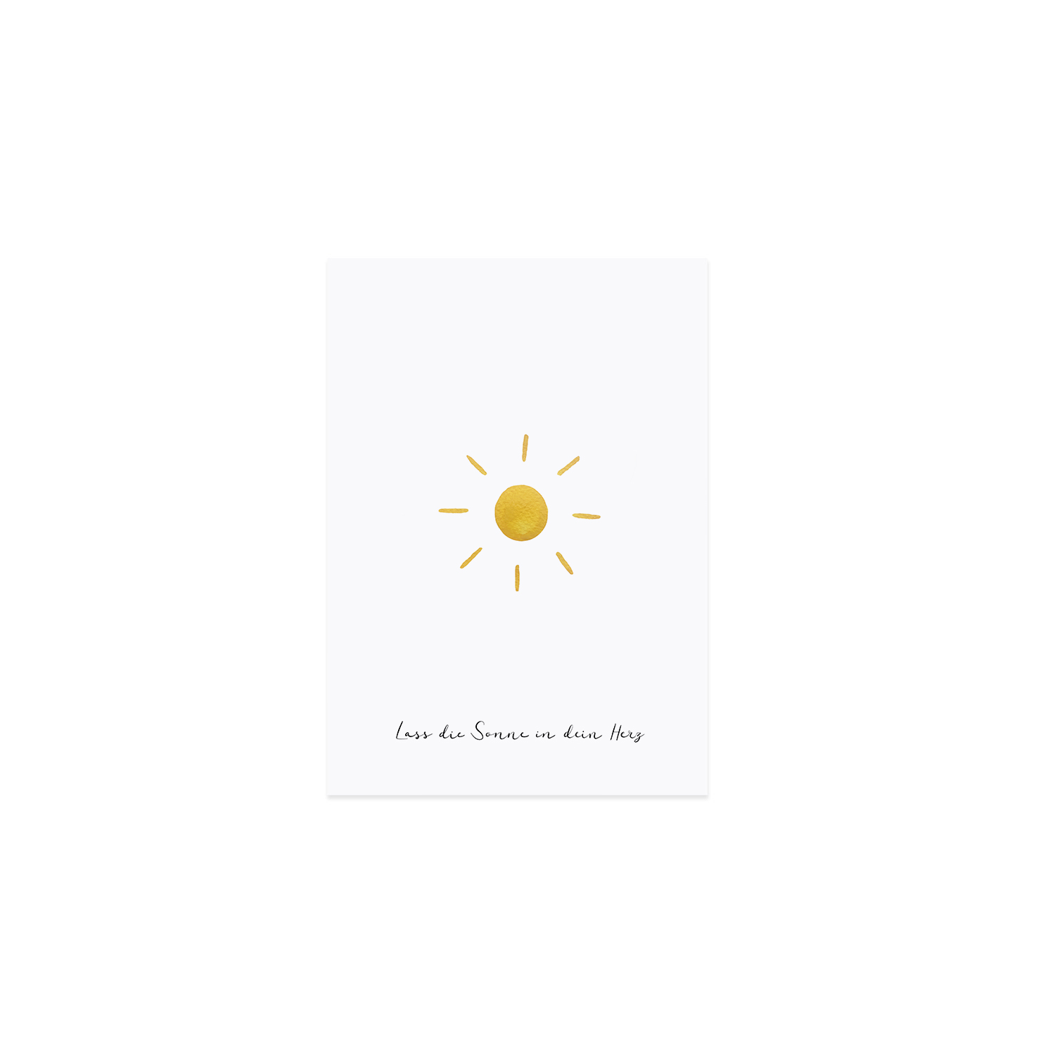 Postkarte Sonne Postkarte Sonne