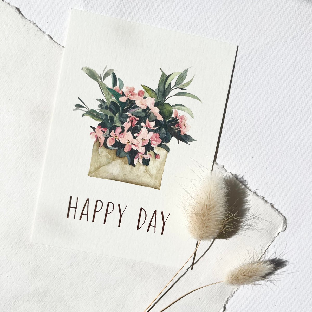 Postkarte - Happy day 