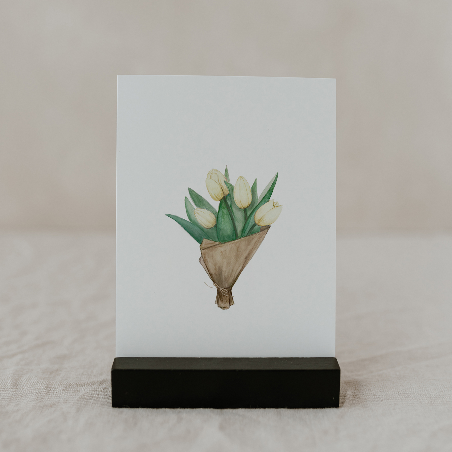 Postkarte Tulpen