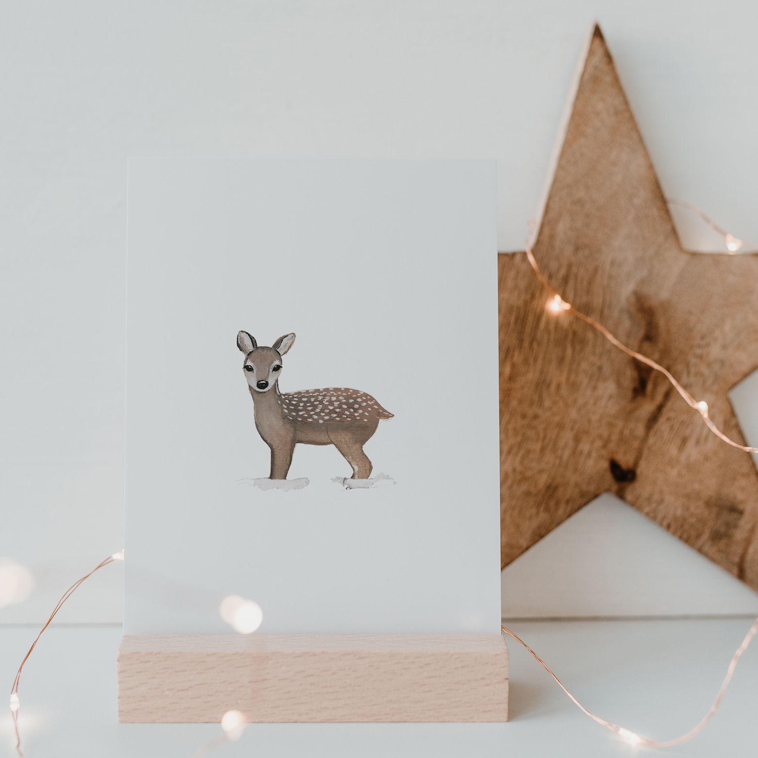 Postkarte Deer